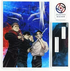 【中古】アクリルスタンド・アクリルパネル 虎杖＆伏黒＆乙骨＆夏油 アクリルスタンド 「呪術廻戦」 ジャンプショップ限定