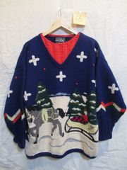 アメリカ古着 BEREK  NEWYORK 100%wool ニットセーター