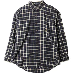古着 ラルフローレン Ralph Lauren CHAPS チャップス 長袖 ボタンダウンチェックシャツ メンズL相当/eaa578235