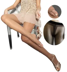 ストッキング パンスト オープントゥ つま先なし つま先スルー 爪先なし 爪先スルー 薄手 黒 ブラック パンティストッキング サンダル用 セクシー コスプレ衣装 15デニール タイツ レディース レースクイーン 女装フェチ エッチ可愛い★2