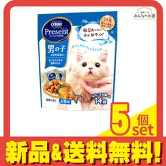 コンボプレゼント キャット おやつ 男の子 お魚味 14袋入 (42g) 5個セット まとめ売り