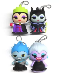 【中古】キーホルダー 全4種セット 「ラバFig. ディズニーヴィランズ」