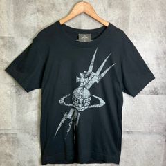 ヴィヴィアンウエストウッドマン Tシャツ サンダーオーブ 雷 稲妻 黒 Sサイズ相当 ★お値段交渉を受け付けます。