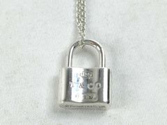美品◎ティファニー 1837 ロック カデナ 南京錠 ネックレス シルバー