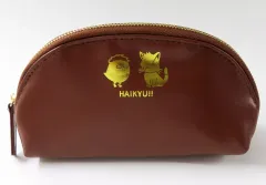 【中古】バッグ [単品] 月島蛍(カラス)＆黒尾鉄朗(ネコ) オリジナルデザインポーチ 「Blu-ray/DVD 劇場版 ハイキュー!! ゴミ捨て場の決戦 豪華版 アニメイト限定セット」 同梱特典