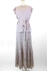 SNIDEL｜ニットベストセットマーメイドレースワンピース