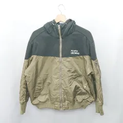 ◇ ⊇ RODEO CROWNS 長袖 ブルゾン サイズM ブラック カーキ レディース E  【1502200012252】