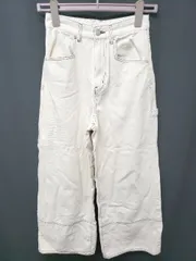 ◇ Θ SENSE OF PLACE ワイド ペインター パンツ サイズS ホワイト系 レディース E  【1506250003789】