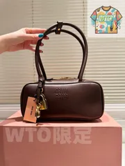 MIU MIU ボウリング/ビジネスバッグ ? 28×12cm [本日特価|新品未使用品]-WT0輸入-IK37