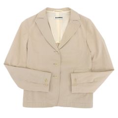 JIL SANDER ジルサンダー ウエストコード ジャケット アウター レディース ベージュ 34 00's