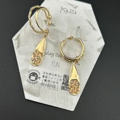 【新品】ネコポス◆定価2000円 アクセサリー イヤーカフ◆ゴールド シルバー カラー 揺れる 可愛い シンプル レディース◆