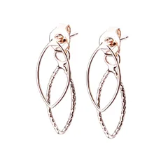 ピアス 金属アレルギー対応 日本製 LOKUMI リーフ バックキャッチ フロントバック マーキス レディース シンプル 小ぶり スタッド 人気 オフィス ギフト プレゼント ニッケルフリー cu-23