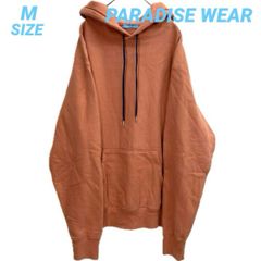 PARADISE WEAR パラダイスウェア パーカー スウェットフーディー 裏起毛 オレンジ メンズ 秋 ゴーゴー古着久喜倉庫店B9748