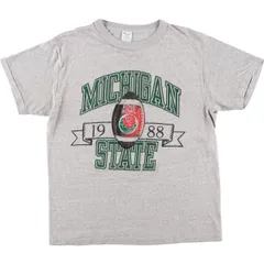 古着 80年代 チャンピオン Champion トリコタグ MICHIGAN STATE ミシガン州立大学 カレッジTシャツ USA製 メンズS ヴィンテージ/eaa431380