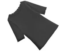 BEAUTY & YOUTH ビューティ&ユース ユナイテッドアローズ 5分袖 カットソー 黒 ■◆ レディース