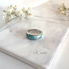 10～11号 ブルーの花びらニュアンスカラーリング