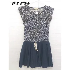 ◇ CROLLA クローラ Aquagirl アクアガール 半袖 膝丈 ワンピース サイズ38 ネイビー系 レディース 【中古】 【1104260007010】
