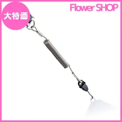 【セール中】エレコム ストラップ クリップタイプ 携帯 スマホ クリップタイプ メタルクリップ [20cm~50cmまで伸びるステンレスワイヤー] ブラック P-STCS50BK