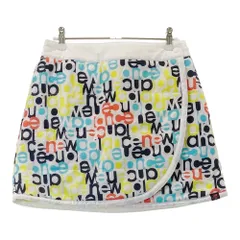 サイズ：1 NEW BALANCE GOLF ニューバランス ; リバーシブル 中綿ラップスカート ロゴ総柄 ホワイト系 [240101519745] ゴルフウェア レディース ストスト