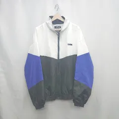 ◇ ⊂ MONO-MART モノマート 総柄 長袖 ナイロンパーカー サイズＦ ホワイト ブルー系 メンズ E  【1503060004135】のサムネイル