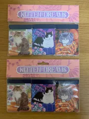 ねこの付箋。3種類1パックの2個セット