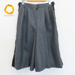レリアン Leilian パンツ キュロット ガウチョ ハーフパンツ グレー系 821011i★のサムネイル