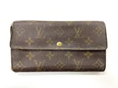 LOUIS VUITTON ルイ・ヴィトン モノグラム ポシェット･ポルトモネ･クレディ 長財布 M61725 ブラウン スペイン製
