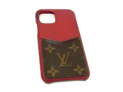 LOUIS VUITTON ルイヴィトン M69095 モノグラム バンパー iPhone11Pro対応 アイフォン スマホケース レッド系 FK0430