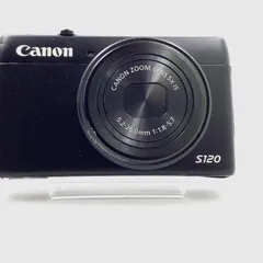 (美品)CanonキャノンPowerShot S120ブラック動作確認済み CONTAX（コンタックス） キヤノン Canon PowerShot S120 ブラック F値