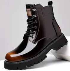 ブーツ バイクブーツ 革 靴 おしゃれ ファッション メンズ エナメル 厚底 サイドジップ エンジニアブーツ ワークブーツ レースアップブーツ ショートブーツ ビジネスブーツ カジュアル 紳士靴 革靴 冬靴 走れる 通勒通学 オフィス バイク アウトドア 秋冬