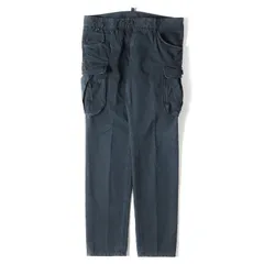 DSQUARED2 ディースクエアード パンツ ロゴ エンブロイダリー コットン タイト テーパード カーゴパンツ ネイビー 紺 46 イタリア製 ブランド カジュアル 着回し ボトムスのサムネイル