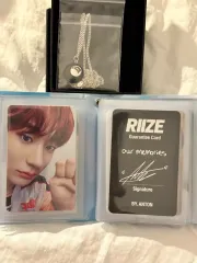 アントン⭐️RIIZE POPUP ネックレスセット トレカ付 未開封 RIIZE バレンタイン ネックレス トレカ アントン 新品未開封