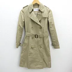 WW■美品■ユナイテッドアローズ/UNITED ARROWS B&Yトレンチコート/スポリングコート■ベージュ【レディースS】LADIES【中古】