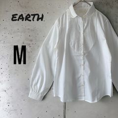 【earth】　レディース　シャツ　白