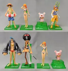 【中古】食玩 トレーディングフィギュア 全8種セット 「ワンピースロケーションズ ストロングワールド2」