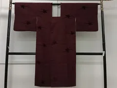 平和屋着物＃道行コート 輪奈ビロード 舞花文 ロング丈 正絹 逸品