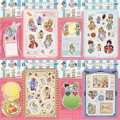 [중고] 스티커 스티커 (캐릭터) 총 4 종 세트 시카케 첨부 메시지 카드 & 스티커 세트 [이치 반 쿠지 카드 캡터 사쿠라 ~ SAKURA IN WONDERLAND ~] H 상