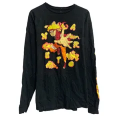 NARUTO 長袖 プリントTシャツ L ナルト ブラック ロングスリーブ ロンT ロングTシャツ 古着卸 アメリカ仕入 a611-8741