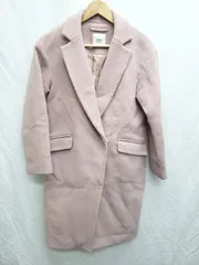◇ TONAL トーナル ウール 長袖 チェスターコート サイズ38 ピンク レディース P  【1408200008861】