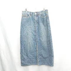 ◇ Θ GAP ギャップ ロング フレア スカート サイズS ブルー レディース E  【1502060015370】