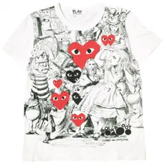 美品♡PLAYCOMMEdesGARCONS×不思議の国のアリス☺︎コラボTシャツ 楽天市場】PLAY COMME des GARCONS(プレイ コムデギャルソン