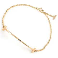 ティファニー Tiffany & Co. ブレスレット Tスマイル スモール 60150767 K18PG 【中古】