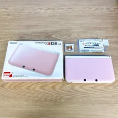☆【通電確認済】Nintendo 3DS LL ピンク スーパーマリオ3Dランド【ゲーム機本体】【1】