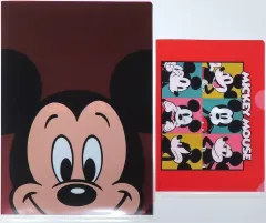【中古】クリアファイル ミッキーマウス(レッド/レッド) ＜Mickey＞ Memorial クリアファイルセット 「一番くじ ディズニー ファンタジア 85th Anniversary Memories of＜Mickey＞」 G賞