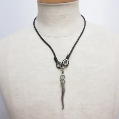 ドルチェ&ガッバーナ　コルノネックレス 117グラム　シルバー925 ドルチェ&ガッバーナ コルノ ネックレス チョーカー シルバー系