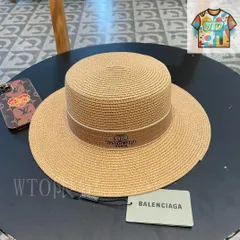 【今日WTO】Balenciaga 2025 新作編み麦わら-GV56