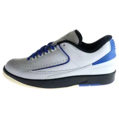NIKE (ナイキ) WMNS AIR JORDAN 2 RETRO LOW ウィメンズ エアジョーダン2 レトロ ローカットスニーカー ホワイト/ブルー US10/27cm DX4401-104
