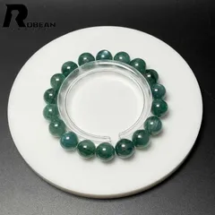 【一点限り】 逸品 EU製 ★ROBEAN・グリーン猫目カイヤナイト★天然無着色 ブレスレット パワーストーン 綺麗 浄化 癒し プレゼント2 10.9-11.2mm M0723957