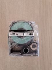 テプラ 9mm 白 黒文字