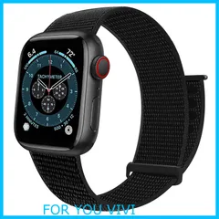 【新着商品】コンパチブル Apple Watch バンド 38mm 40mm 41mm 42mm 44mm 45mm 49mm 柔らかく快適で軽量で通気性の良いナイロンスポーツループベルトアップルウォッチシリーズ 8 7 6 5 4 3 SE Ultraに対応